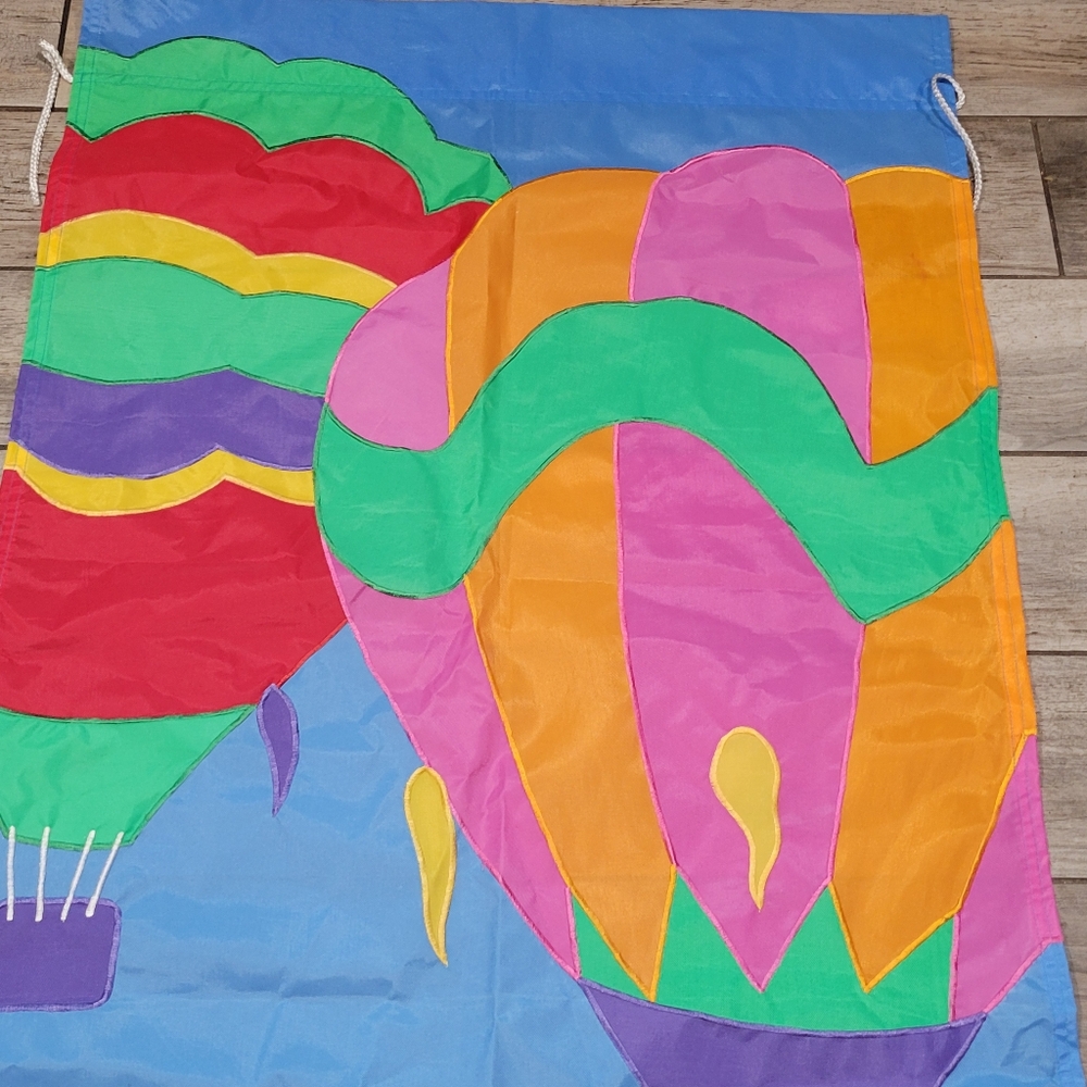 Hot Air Balloons yard garden flag banner Nylon - Picture 4 of 7